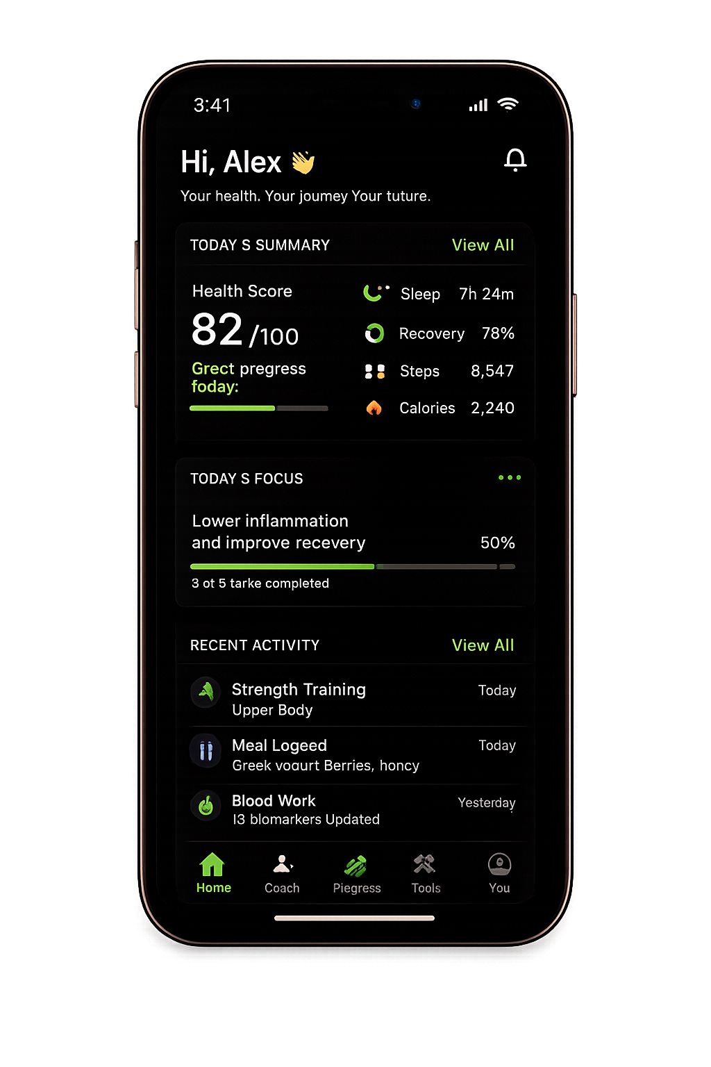 Re:Formd member health platform on mobile